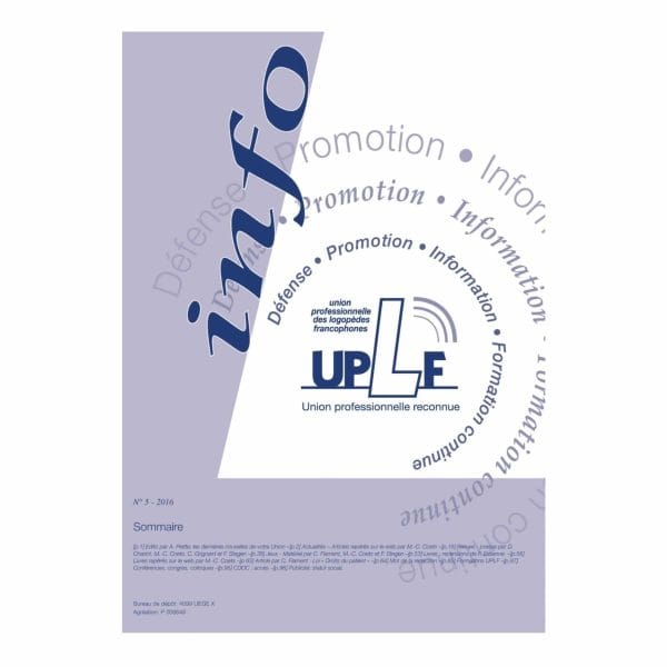UPLF-Info 2016 n°5